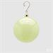 PALLINA DI NATALE VERDE CHIARO VETRO VORTEX 10 CM -EDG-