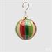 PALLINA DI NATALE A SPICCHI ROSSO ORO VERDE-EDG-