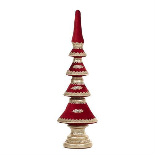 ALBERO DECORATIVO ROSSO ORO H.97 CM