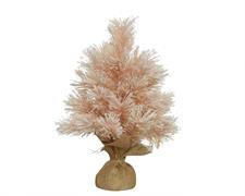 MINI ALBERO DI NATALE INNEVATO ROSA PARIS 45 CM