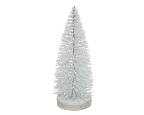 MINI ALBERO BIANCO GLITTER 30 CM