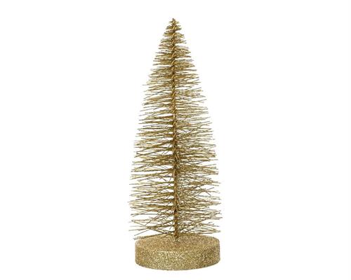 MINI ALBERO ORO GLITTER 20 CM