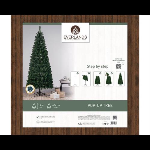 ALBERO DI NATALE 210 CM POP UP