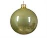 PALLINE DI NATALE VERDE PISTACCHIO LUCIDO 6 CM CONFEZIONE 6 PZ