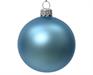 PALLINE DI NATALE AZZURRO OPACO 10 CM CONFEZIONE 4 PZ