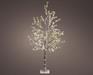 ALBERO LUMINOSO 90 LED BIANCO CALDO H.150X40 CM