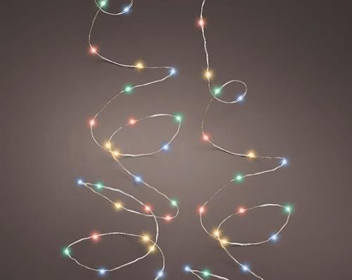 LUCI DI NATALE STRING LIGHTS 240 MICROLED MULTICOLOR