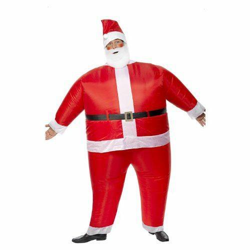 COSTUME GONFIABILE BABBO NATALE TAGLIA UNICA