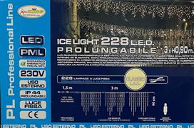 TENDA MAXILED 228 ICELIGHT CLASSIC CAVI/B EST/INT.IP44 3X09M