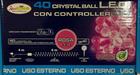 CATENA DI LUCI 40 LED CRISTAL BALL. ROSA USO EXT 6MT